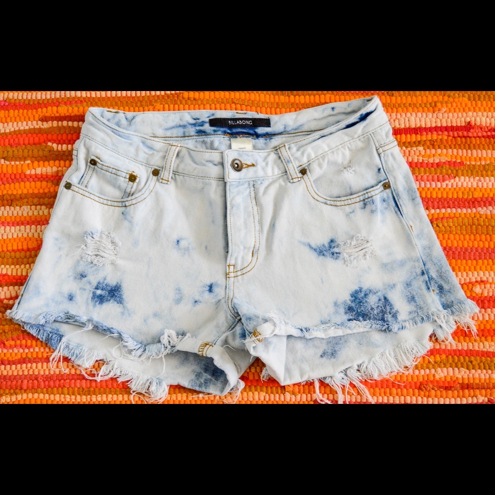 Distressed Billabong Shorts
